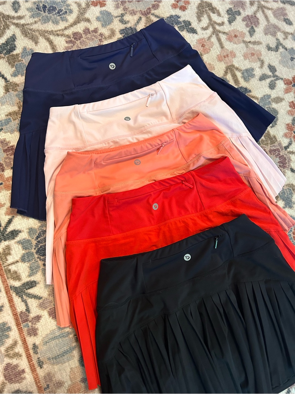 Baleaf Women's Skater Skirts in Navy, Blush, Coral, Red, Black